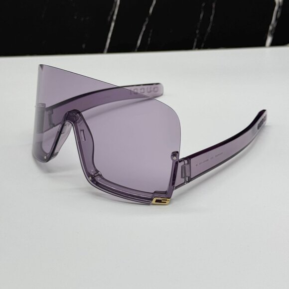NEW GG1631S 011 GUCCI VIOLET MASK WOMEN GUCCI SUNGLASSES - Picture 9 of 13
